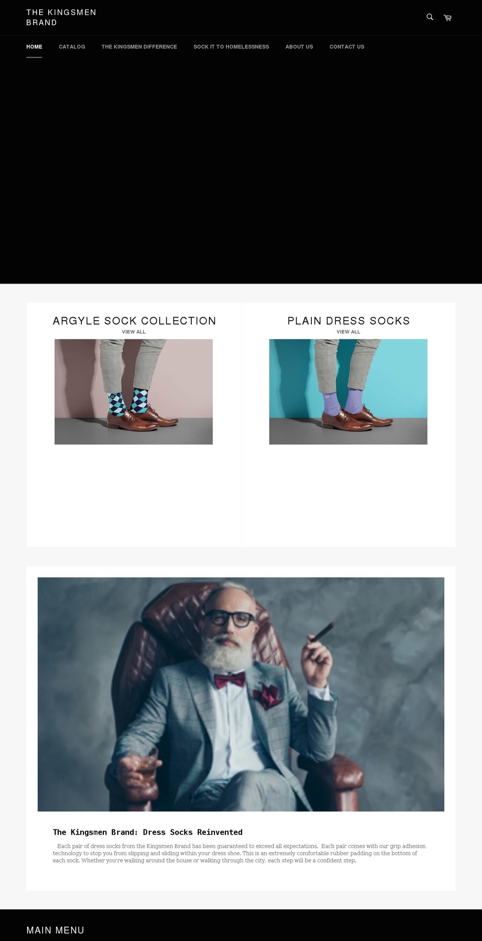 thekingsmenbrand.com shopify website screenshot