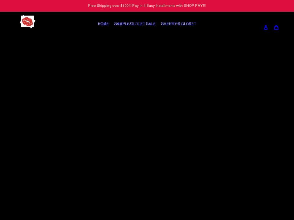 thekisscloset.com shopify website screenshot