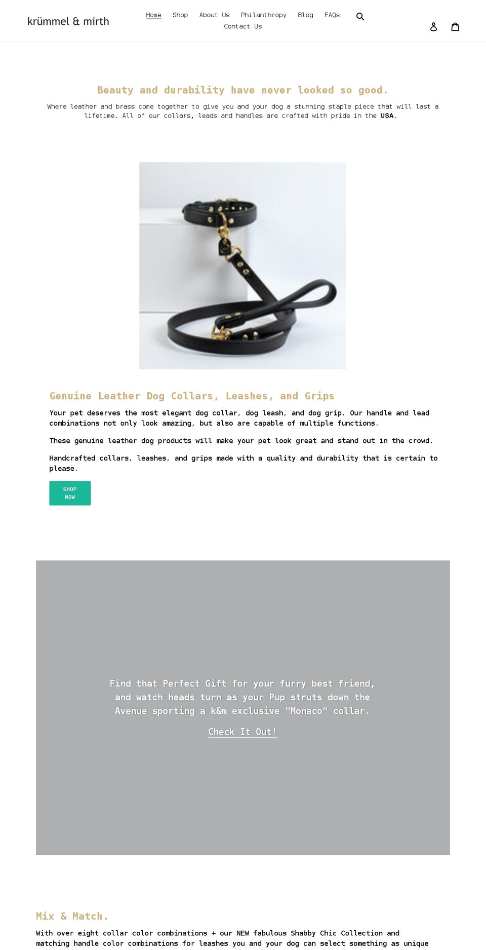 thekmwags.com shopify website screenshot