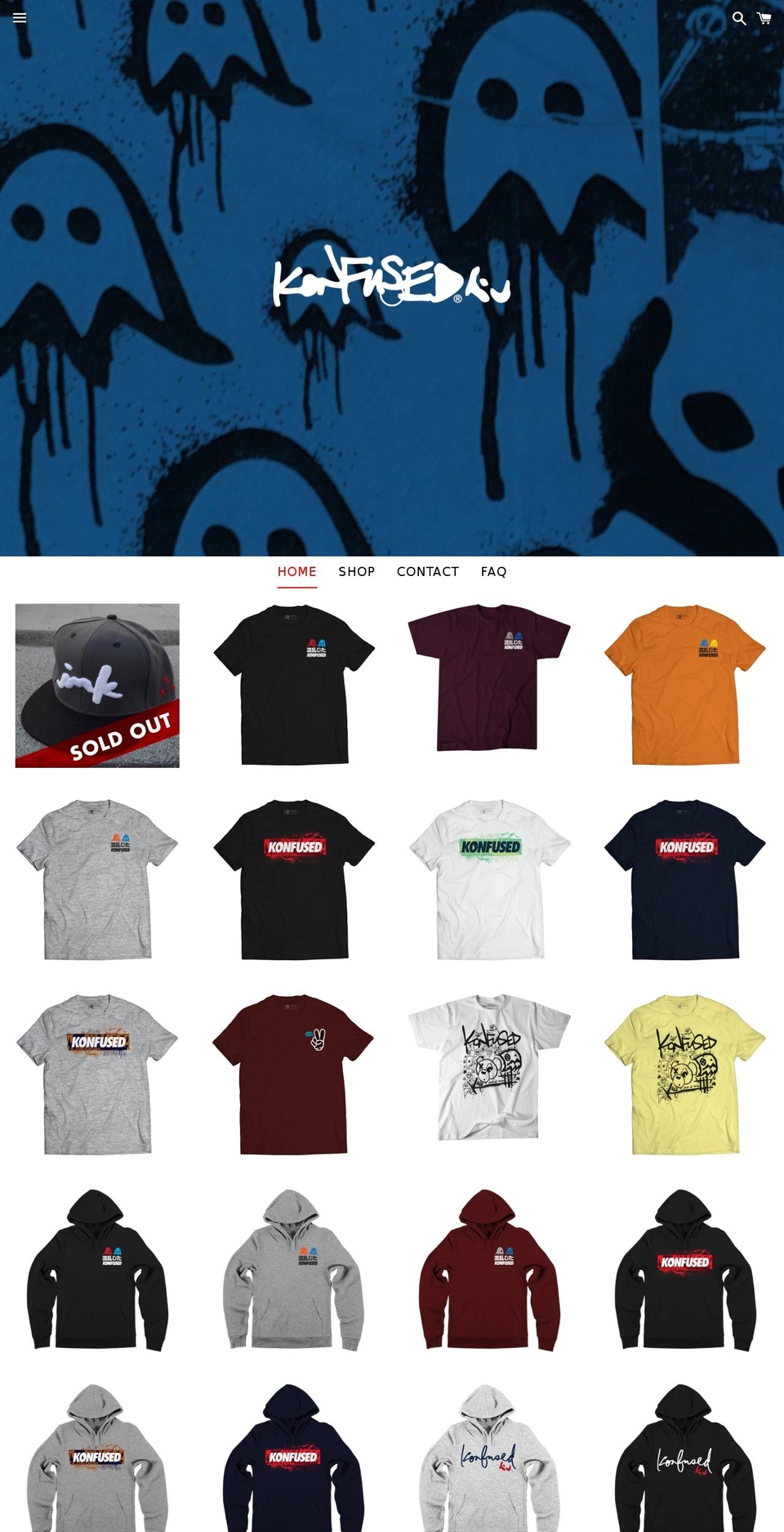 thekonfused.com shopify website screenshot