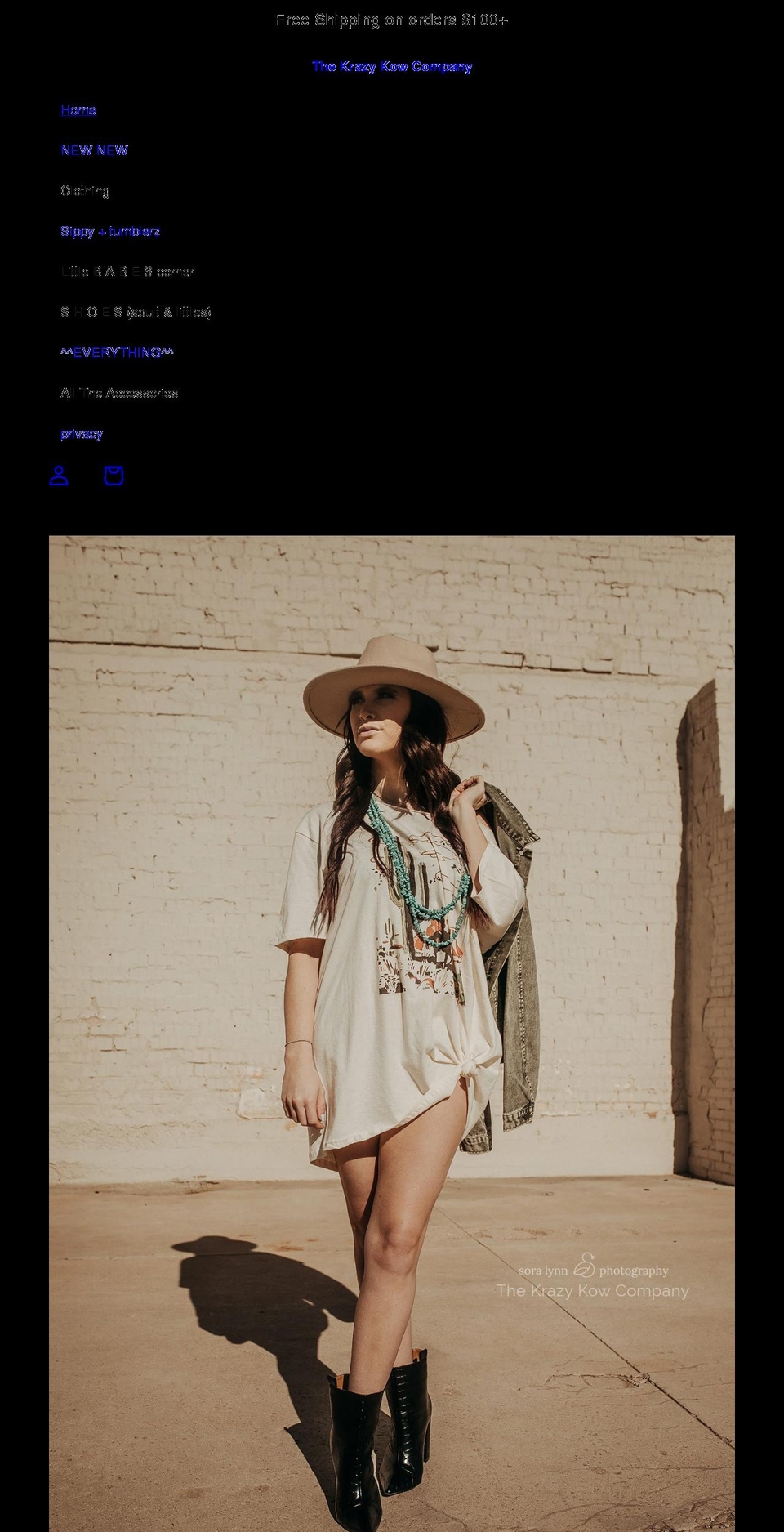 thekrazykowcompany.com shopify website screenshot