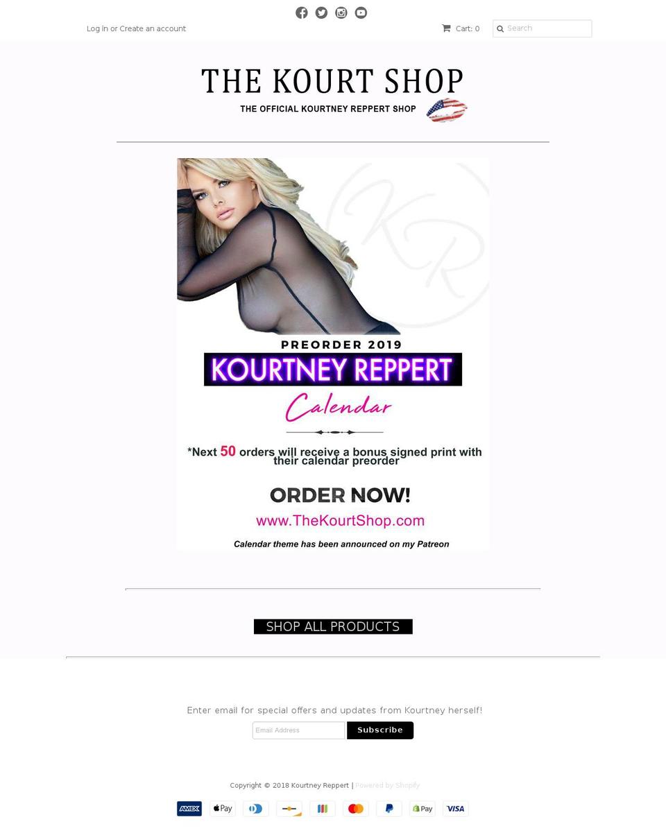 thekrepshop.com shopify website screenshot