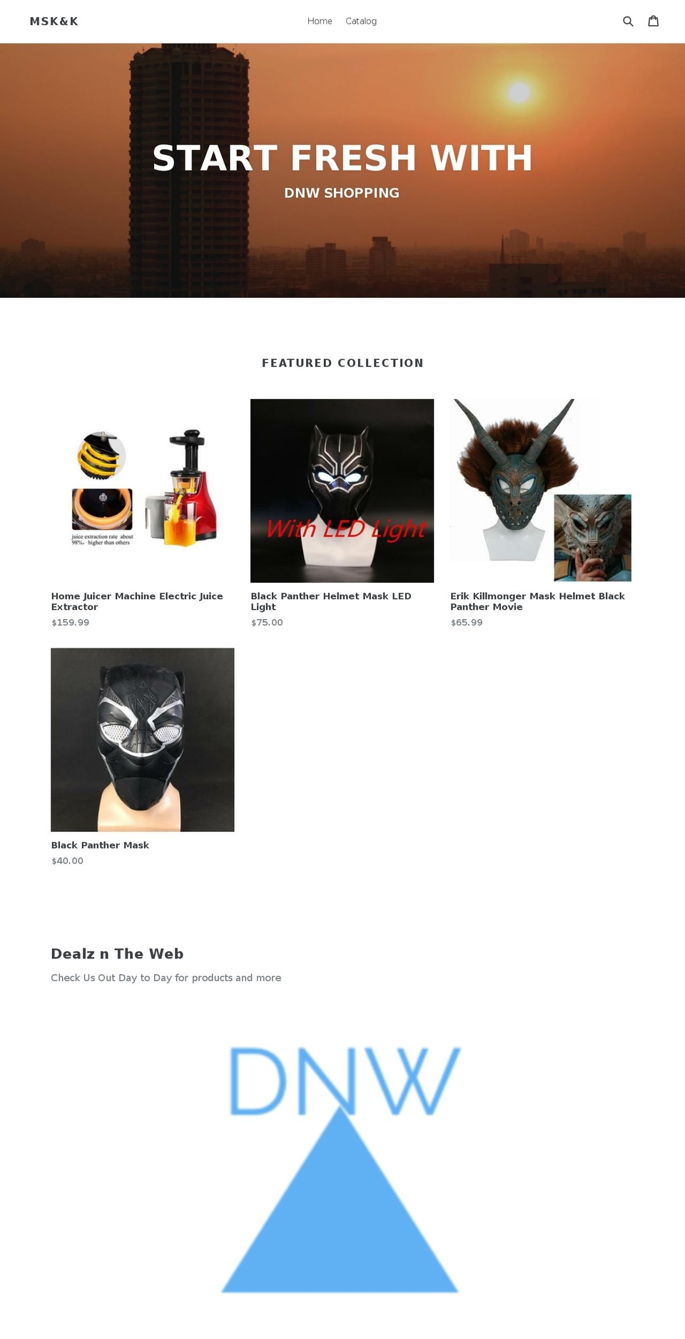 theks.net shopify website screenshot