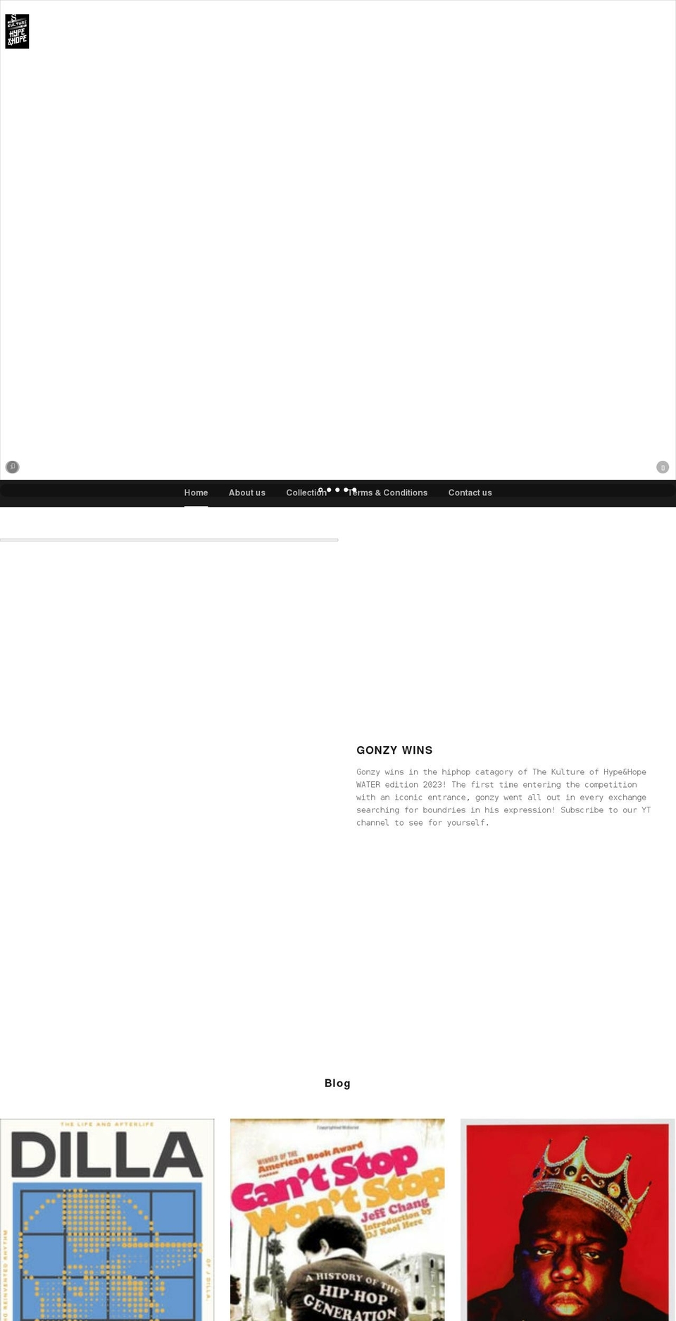 thekultureofhypeandhope.com shopify website screenshot