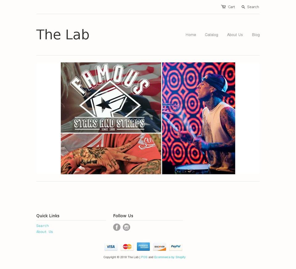 thelab336.com shopify website screenshot