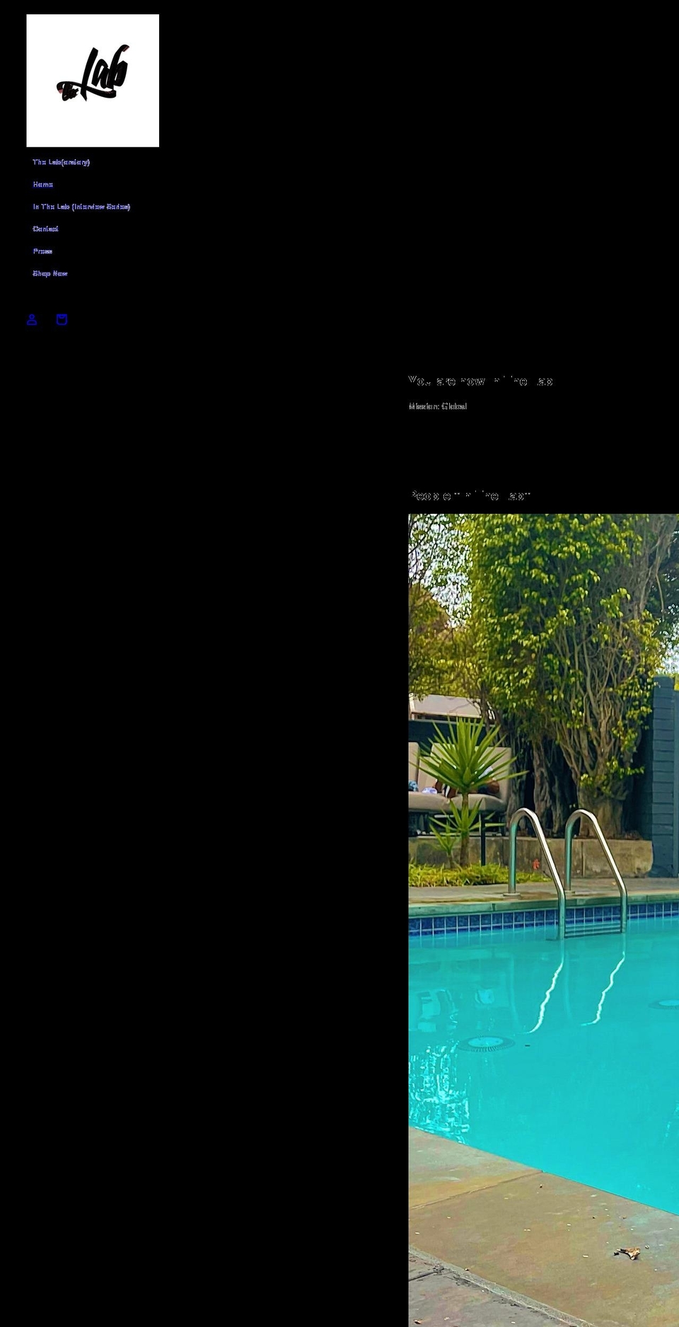 thelabclothingco.com shopify website screenshot