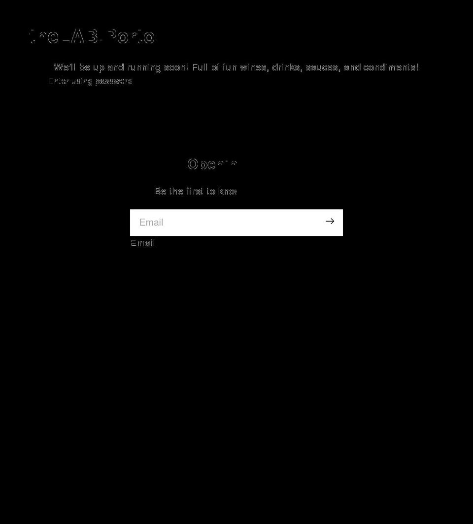 thelabporto.com shopify website screenshot