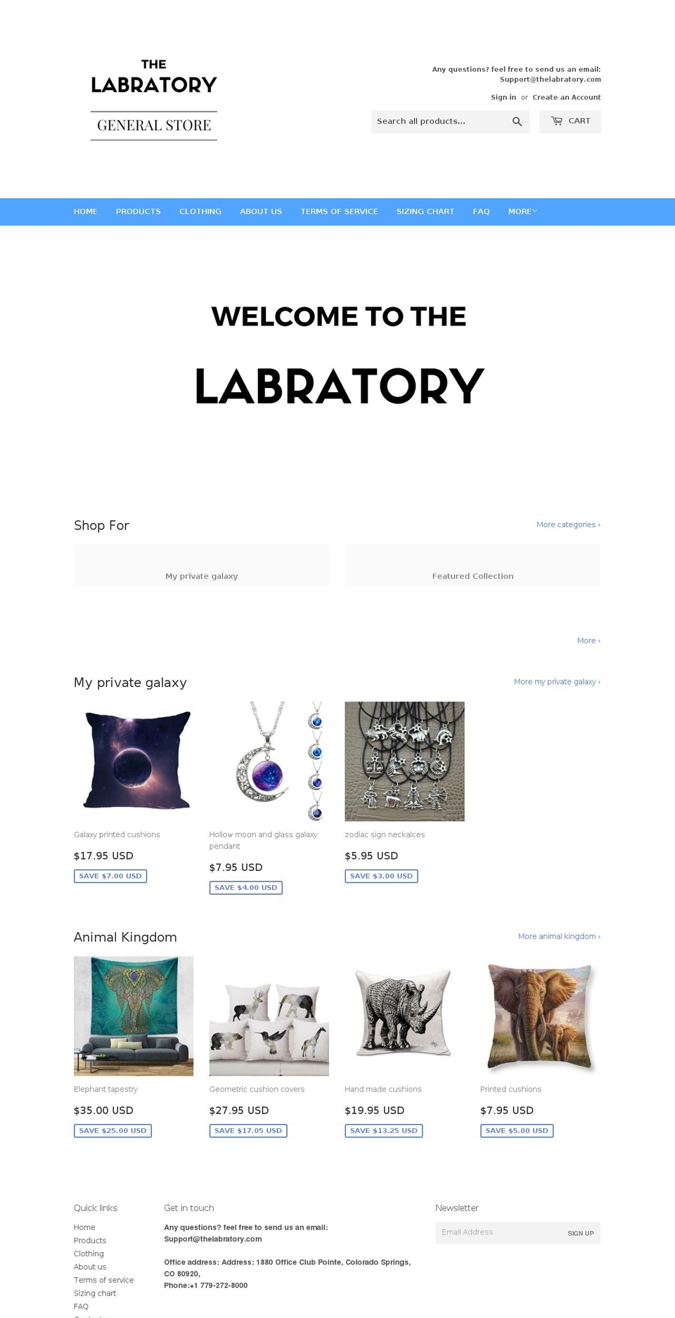 thelabratory.com shopify website screenshot