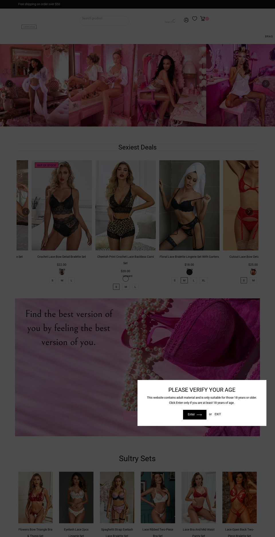 Install-me-belano-v- Shopify theme site example theladieslounge.net