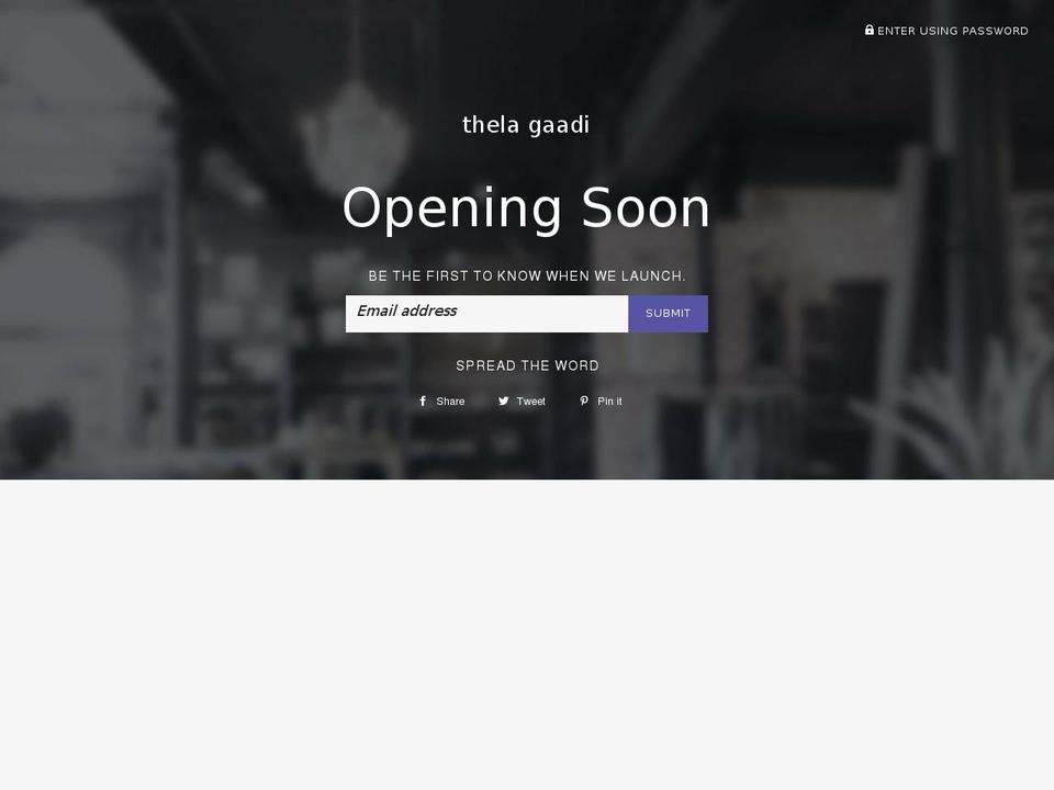 thelagadi.com — Shopify storefront screenshot