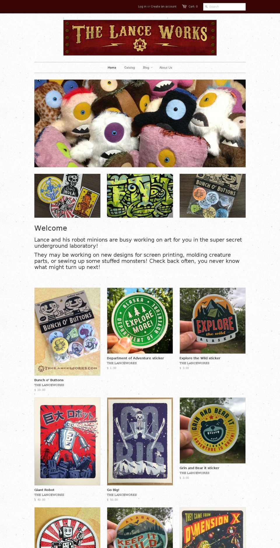 thelanceworks.com shopify website screenshot