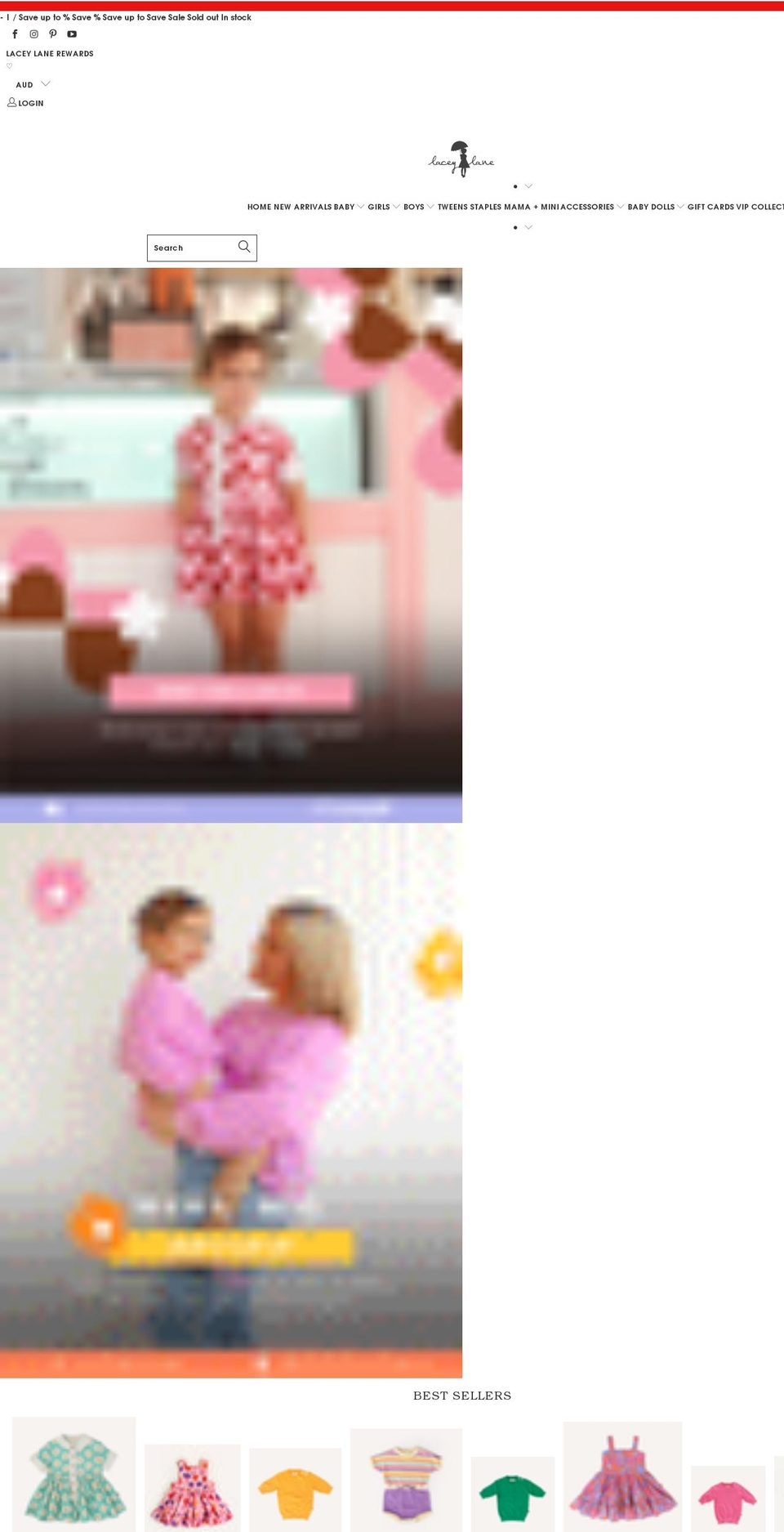 thelaneandco.com shopify website screenshot