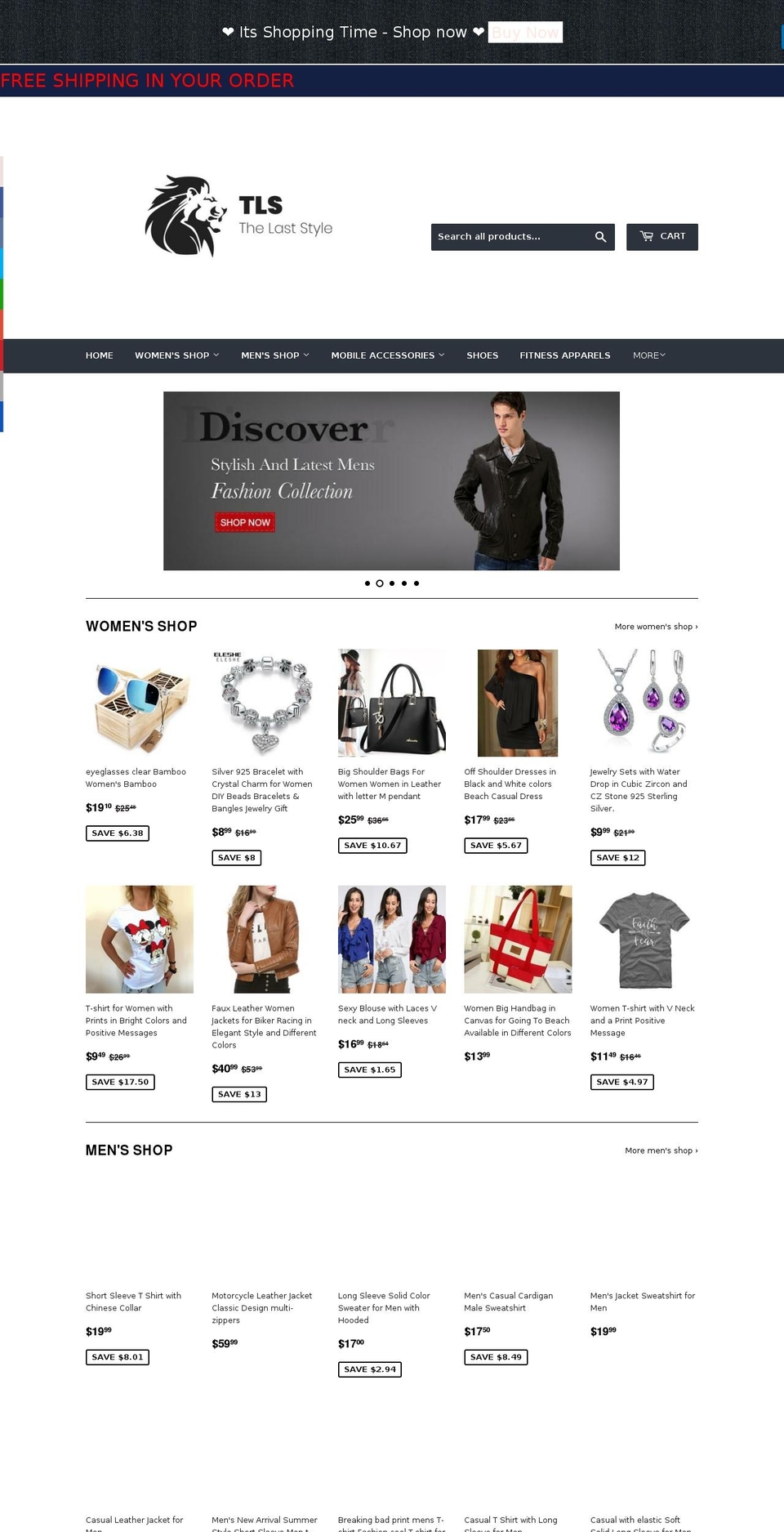 thelaststyle.com — Shopify storefront screenshot