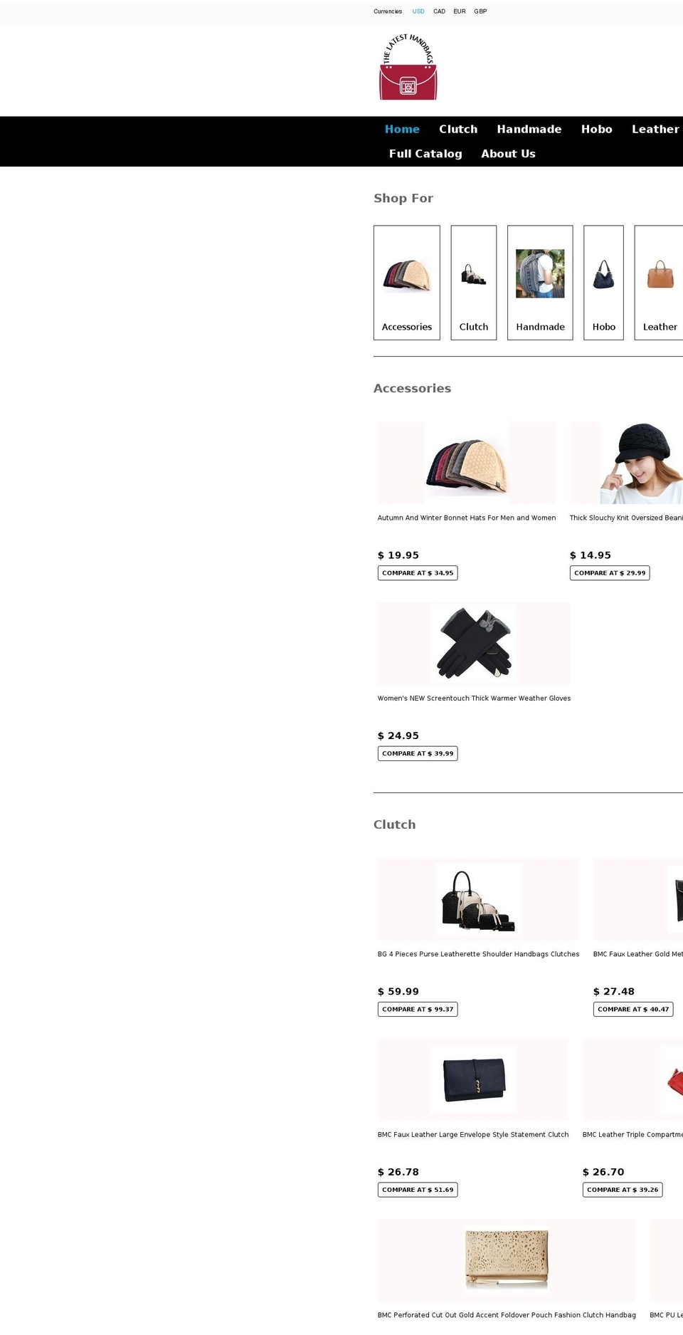 fanactics-gear-1-0 Shopify theme site example thelatesthandbags.com