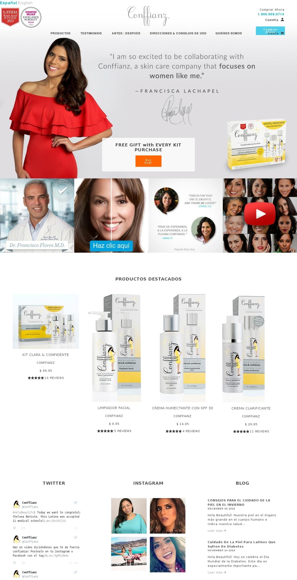 backup-theme Shopify theme site example thelatinabeautycompany.com