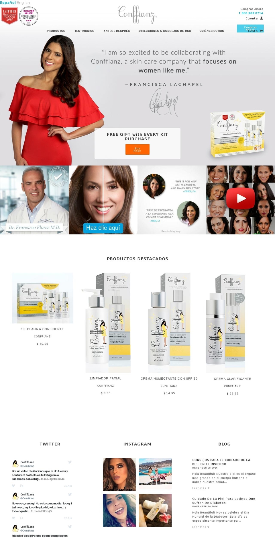 backup-theme Shopify theme site example thelatinbeautycompany.com