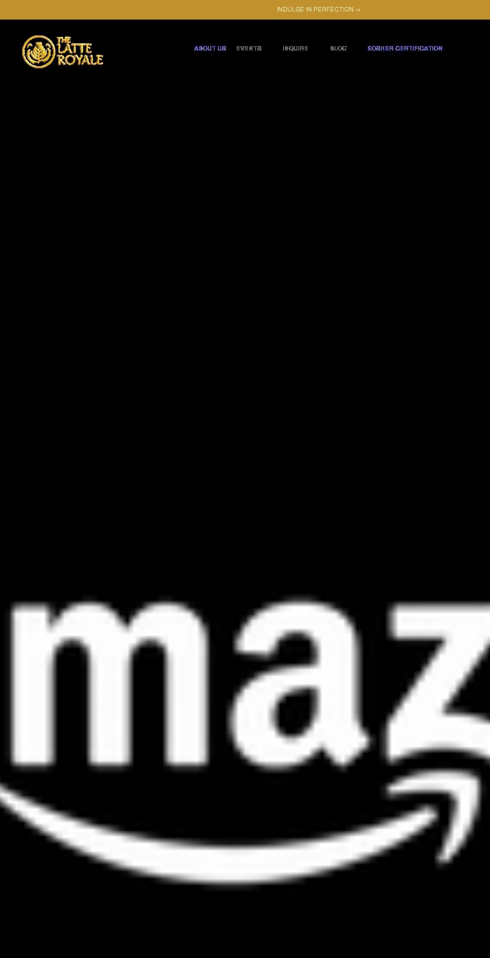 thelatteroyale.com shopify website screenshot