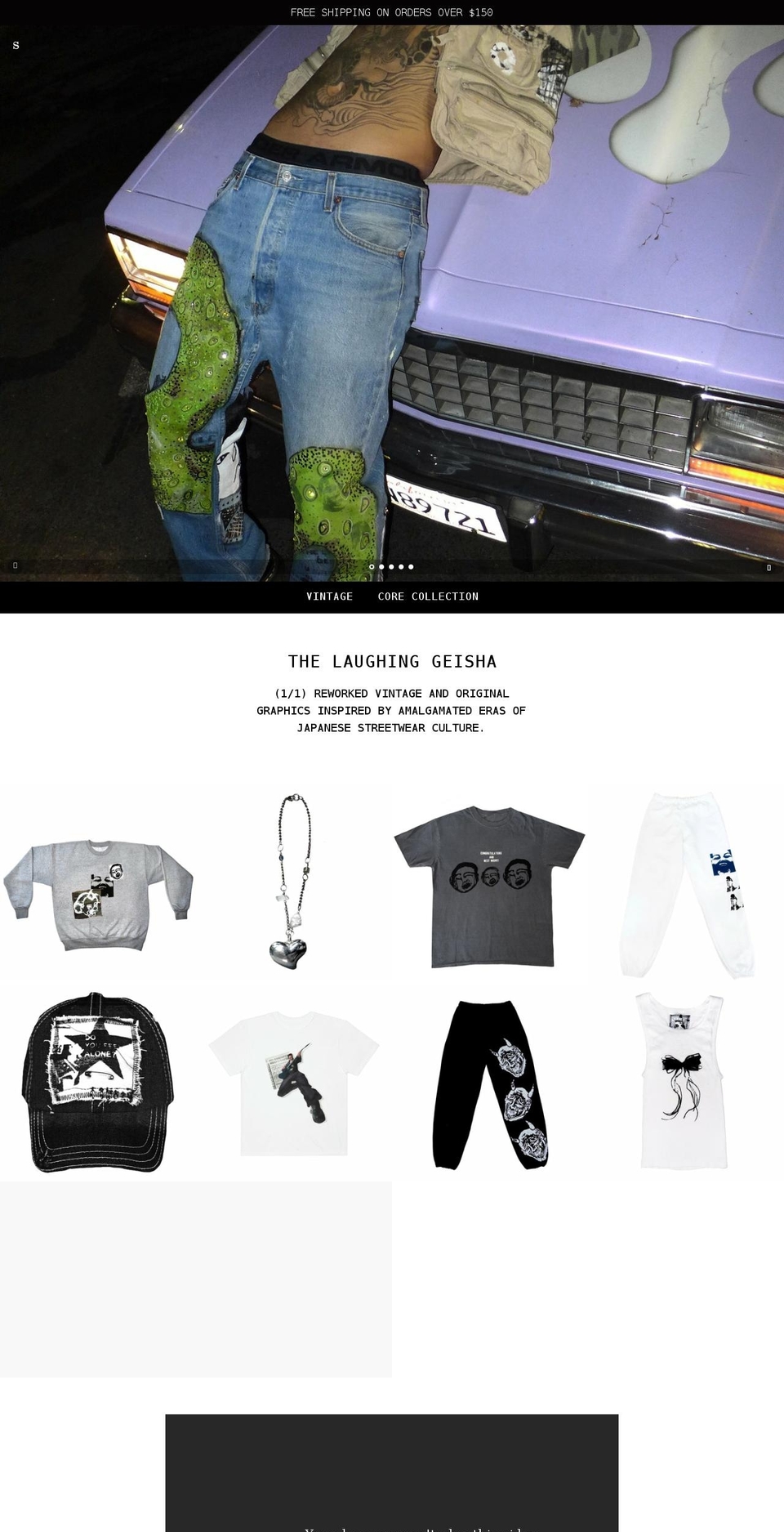 thelaughinggeisha.com shopify website screenshot