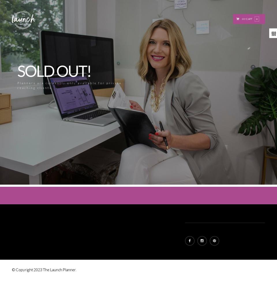 thelaunchplanner.com — Shopify storefront screenshot