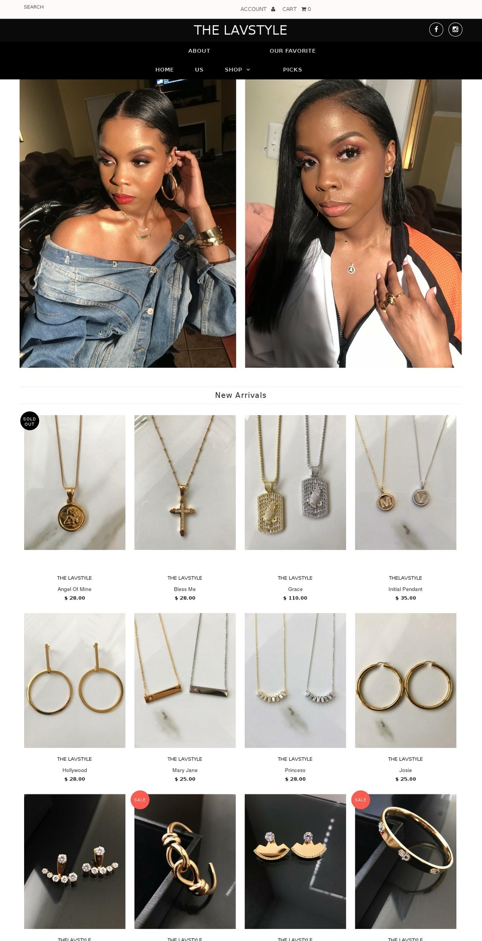 thelavstyle.com shopify website screenshot