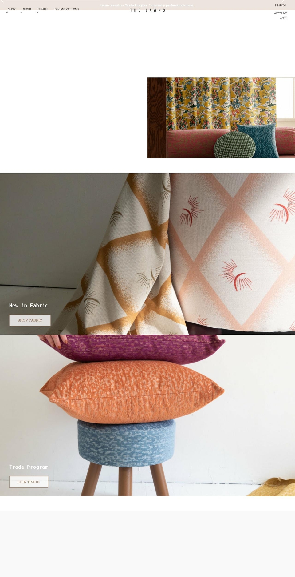 thelawnsco.com shopify website screenshot