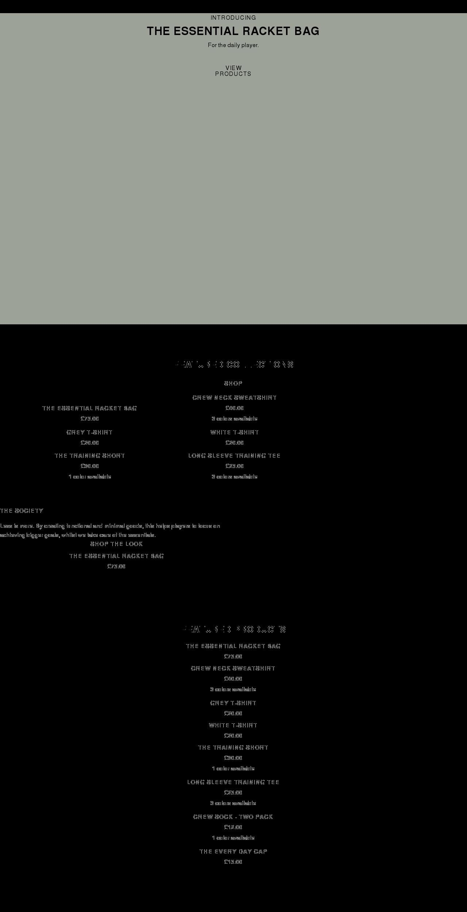 thelawnsociety.com shopify website screenshot