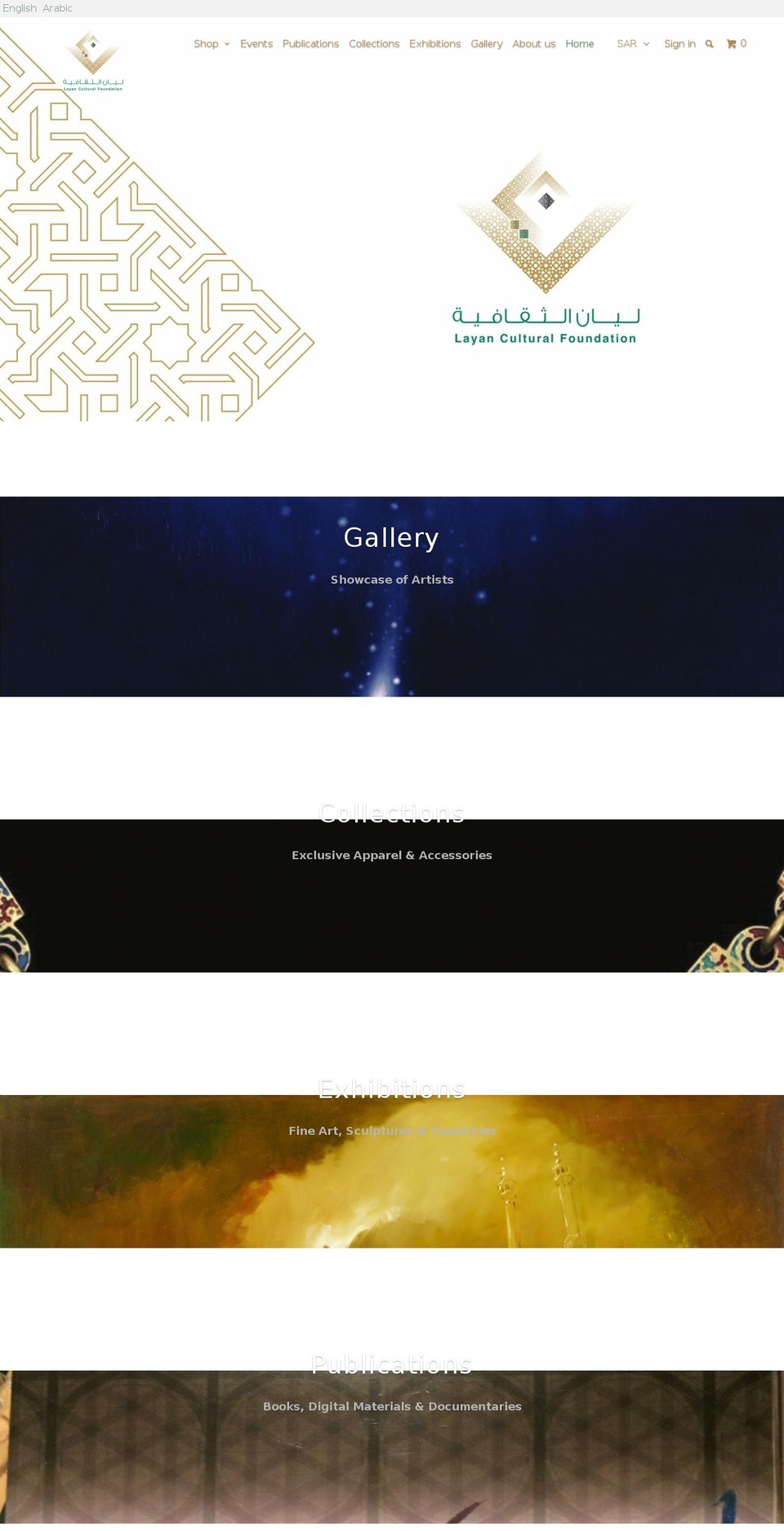 thelayanfoundation.com shopify website screenshot