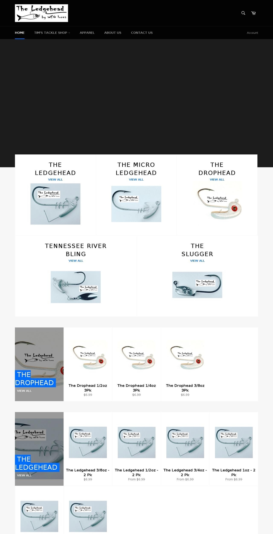 theledgehead.com shopify website screenshot