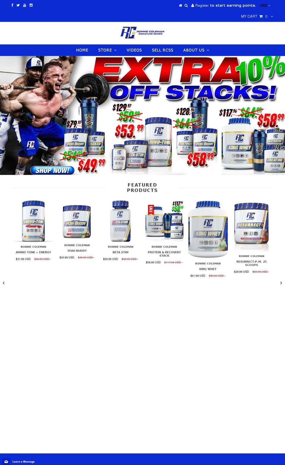 thelegendstack.com shopify website screenshot
