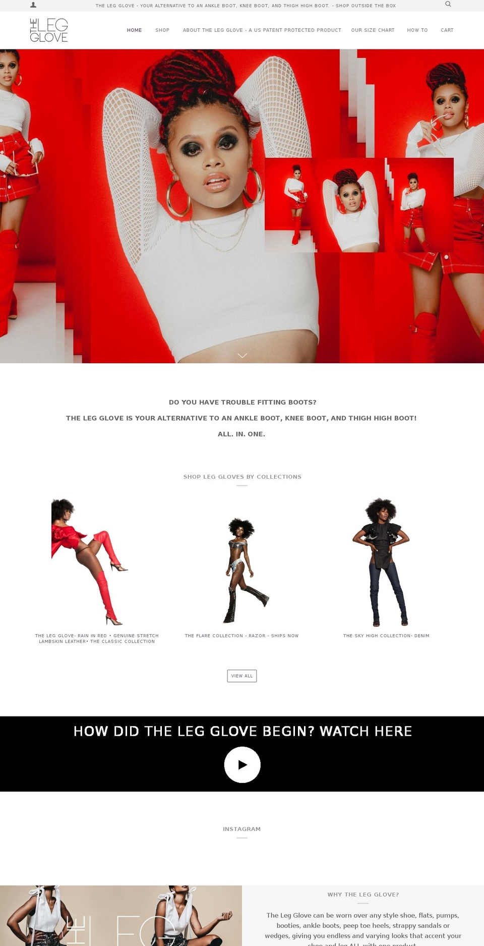 Groupthought Pipeline copy Shopify theme site example thelegglove.com