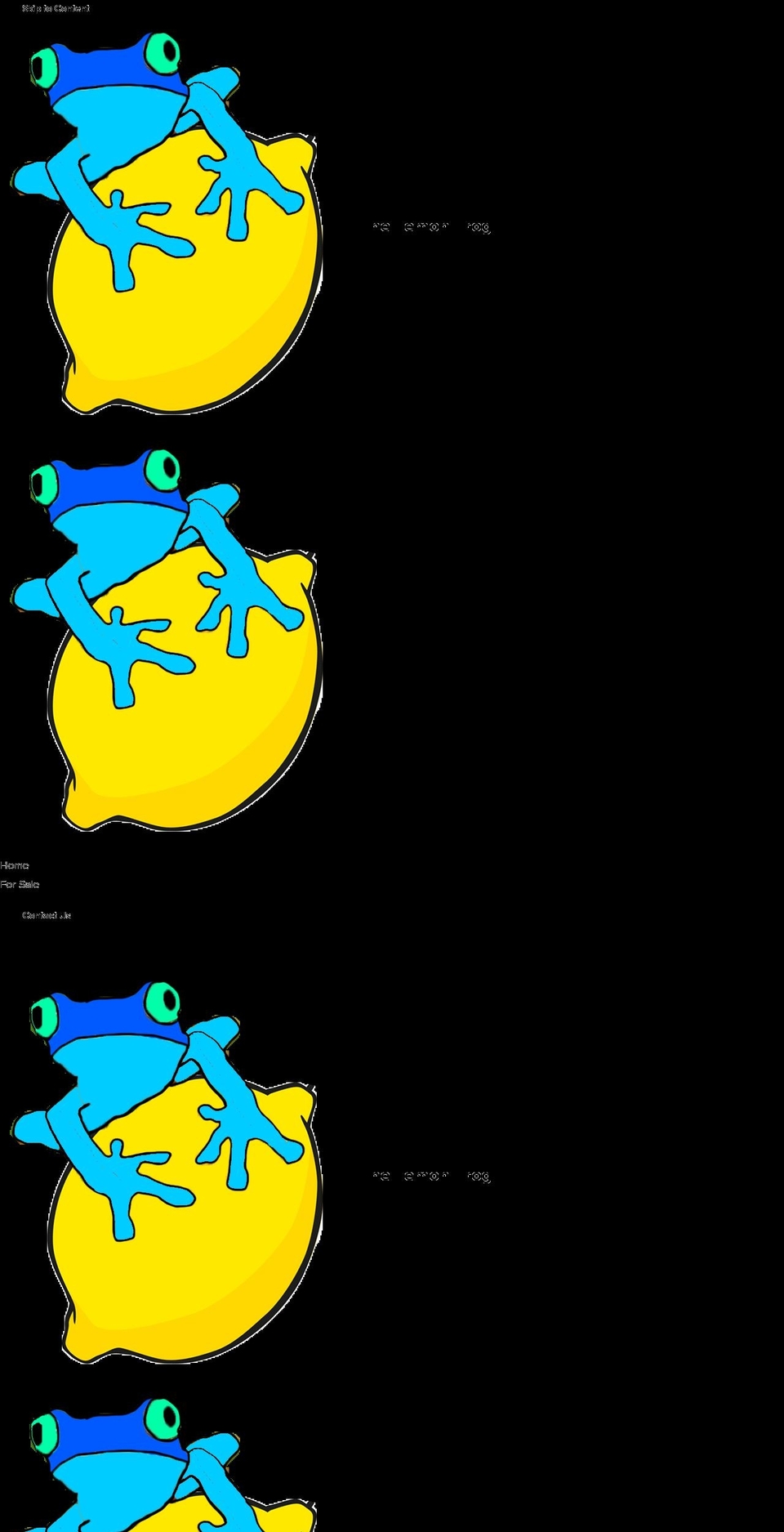 thelemonfrog.com — Shopify storefront screenshot