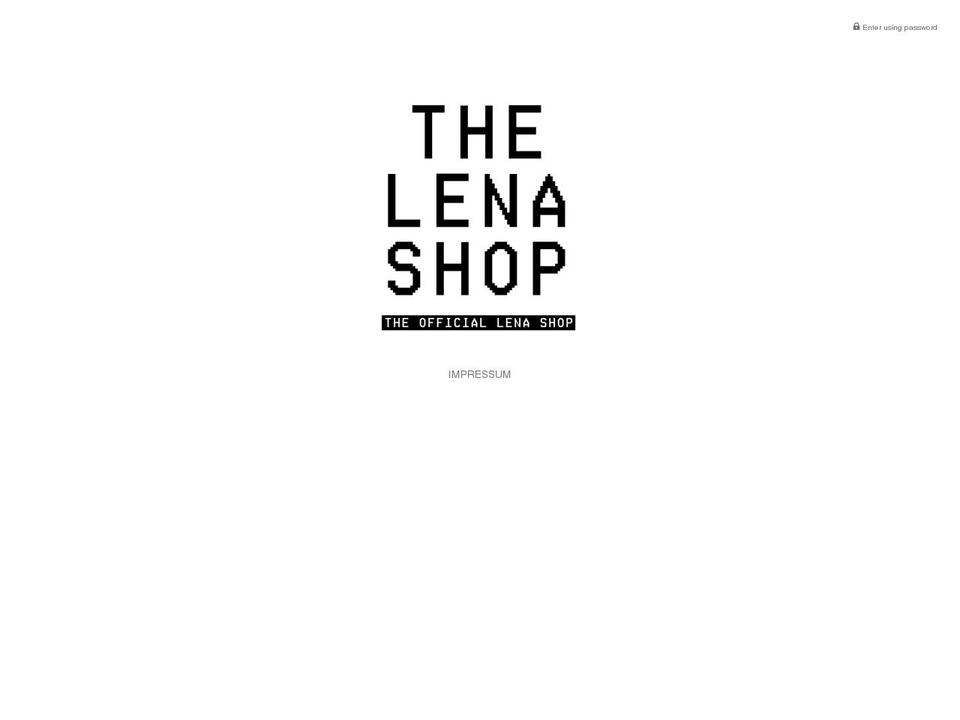 thelenashop.com — Shopify storefront screenshot