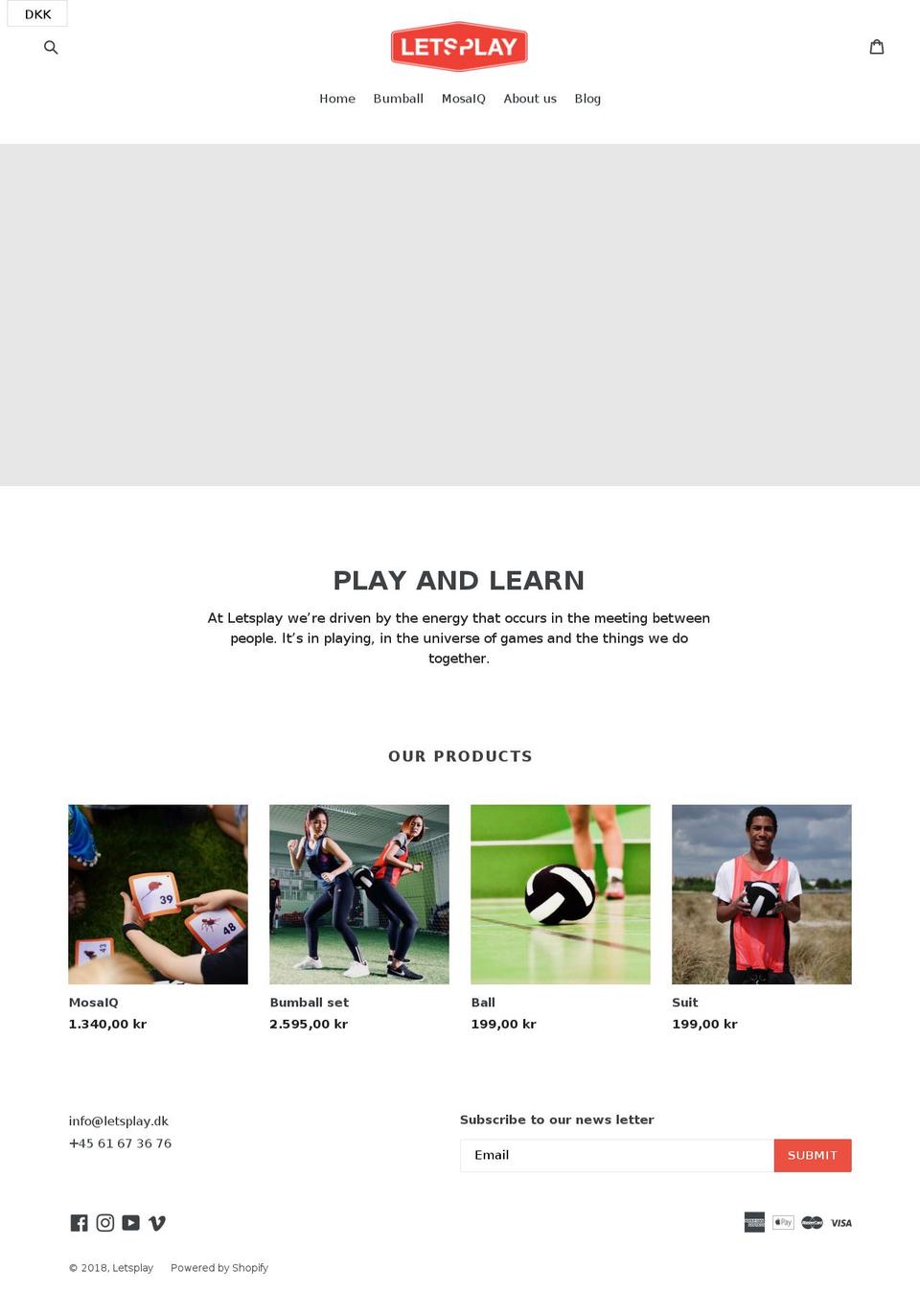 theletsplay.com shopify website screenshot