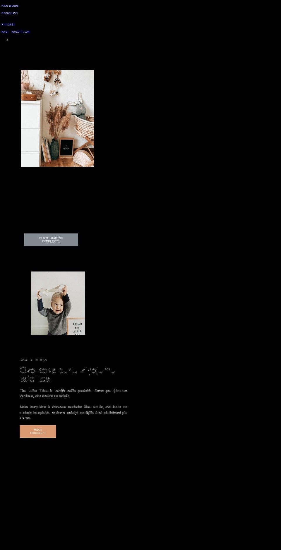 thelettertribe.com — Shopify storefront screenshot
