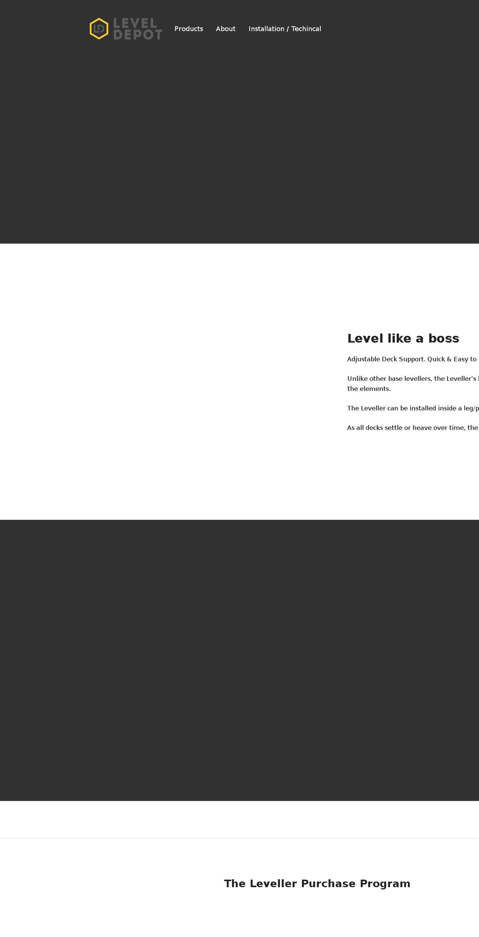 theleveler.com — Shopify storefront screenshot