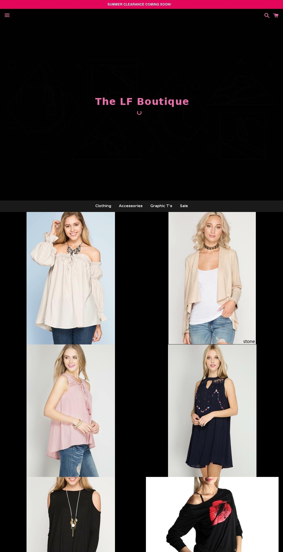 thelfboutique.com shopify website screenshot