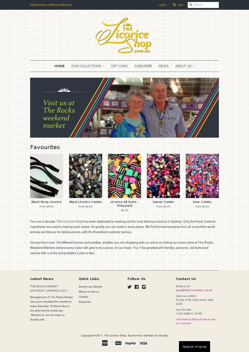 thelicoriceman.com shopify website screenshot