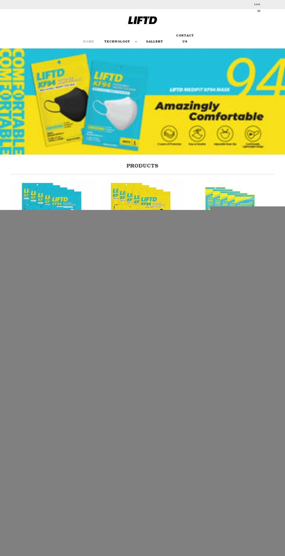 theliftd.com shopify website screenshot