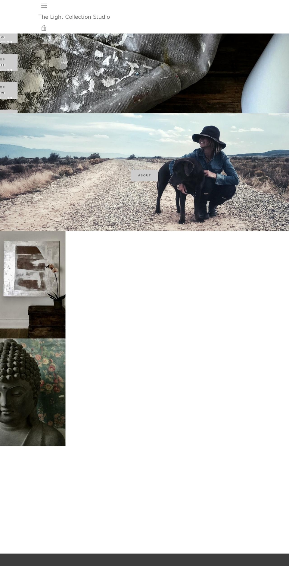 thelightcollectionstudio.com — Shopify storefront screenshot