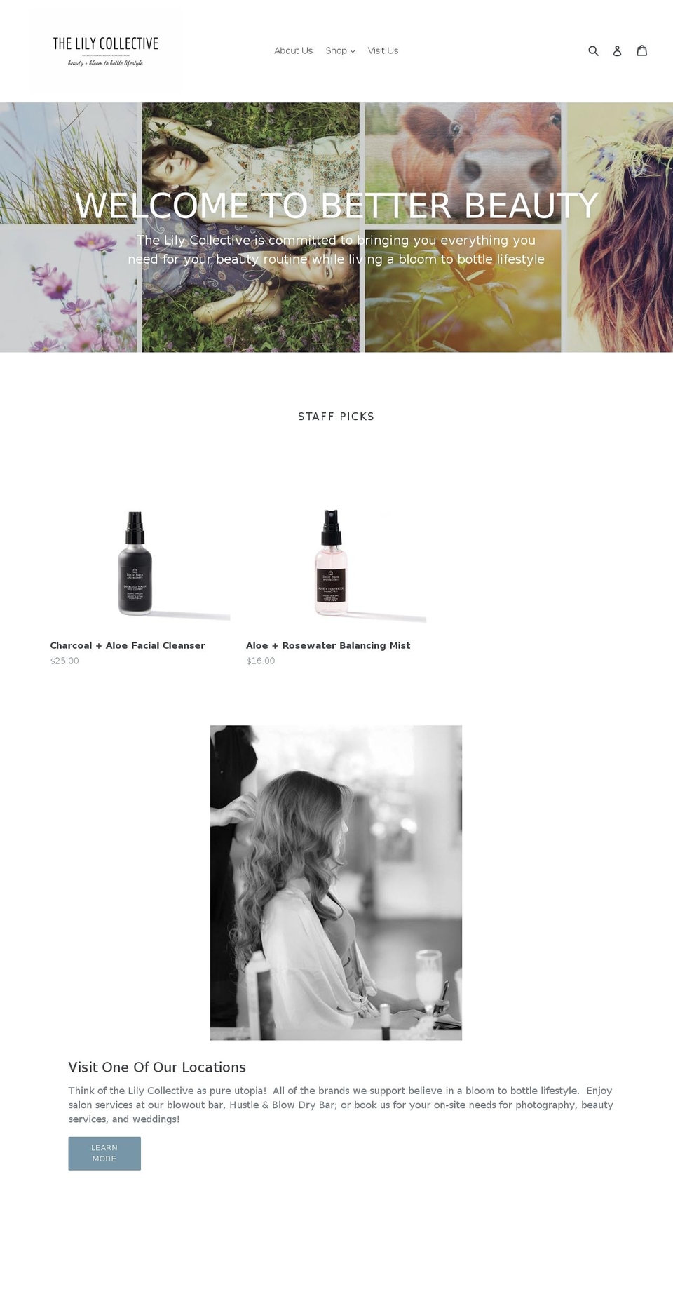 thelilycollective.com — Shopify storefront screenshot