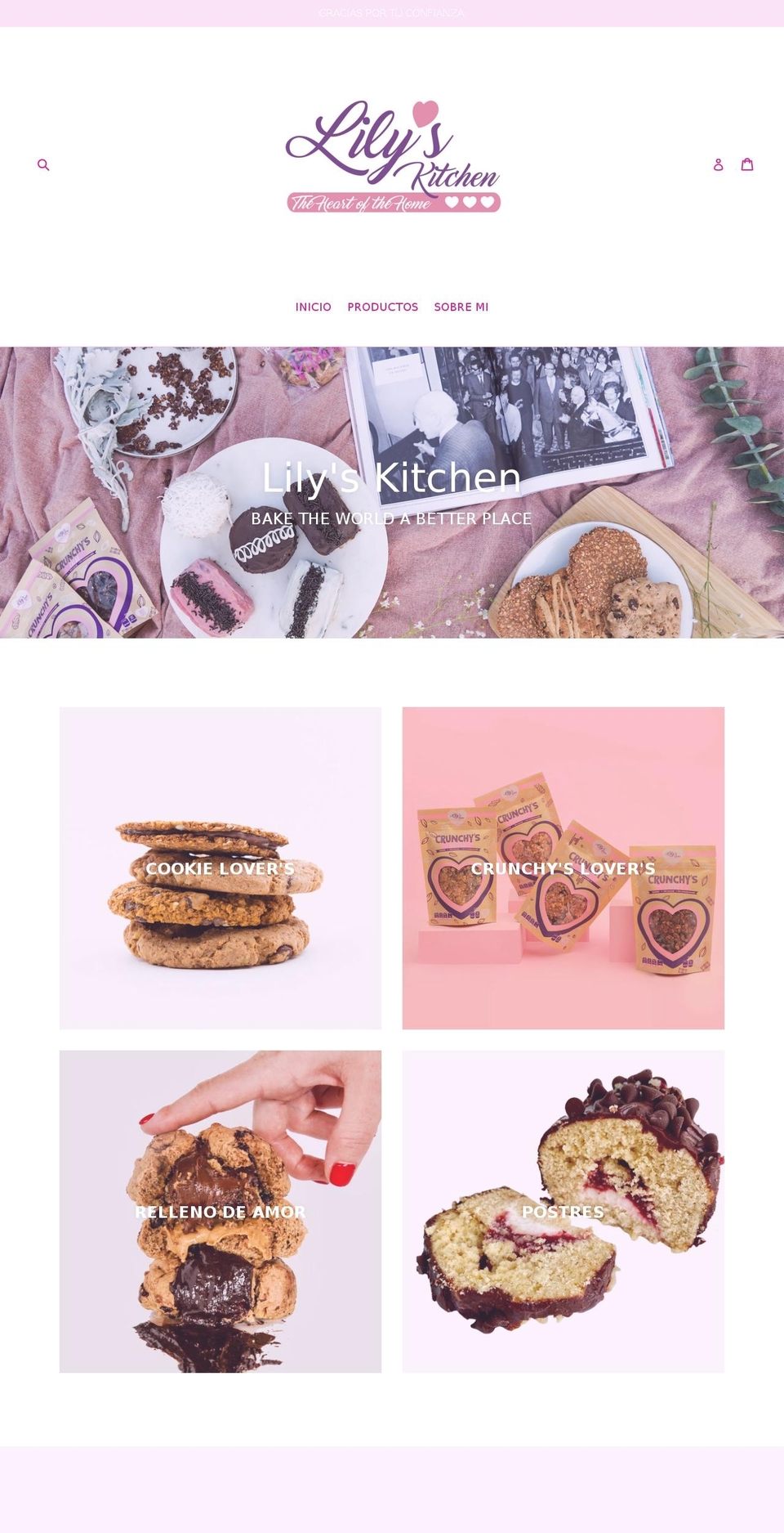 thelilyskitchen.com shopify website screenshot