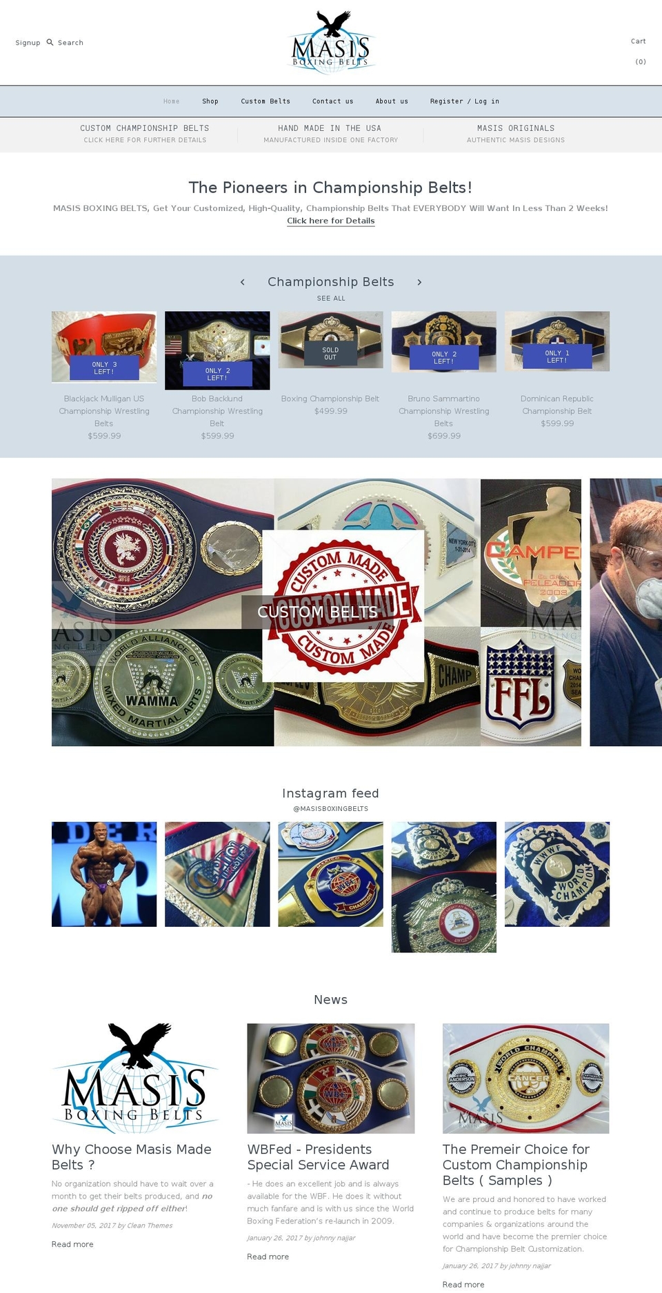 thelinealchampion.com — Shopify storefront screenshot