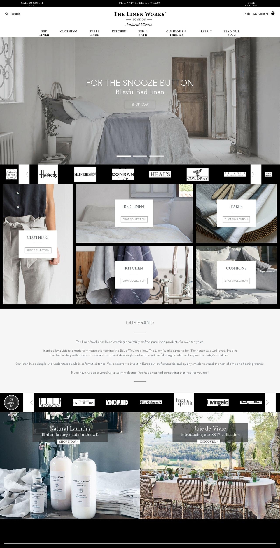 Efosa - Backup -  Nov ' Shopify theme site example thelinenworks.co.uk