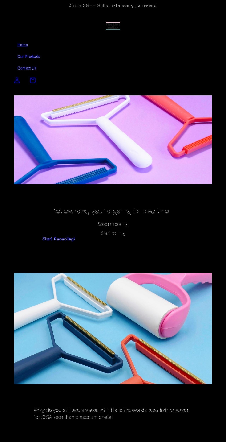 thelintroller.com shopify website screenshot