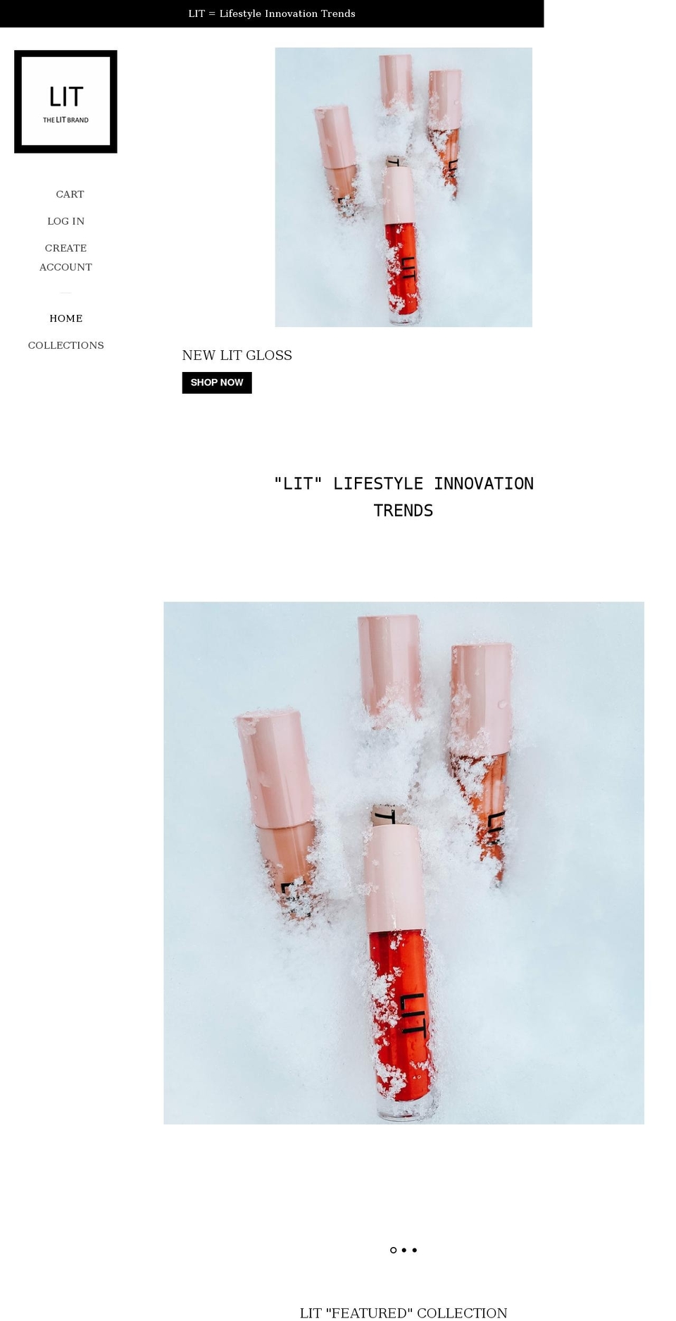 thelitbrand.co shopify website screenshot