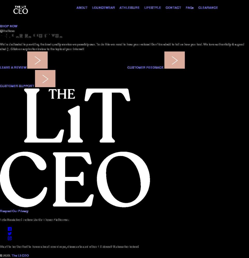 thelitceo.com shopify website screenshot