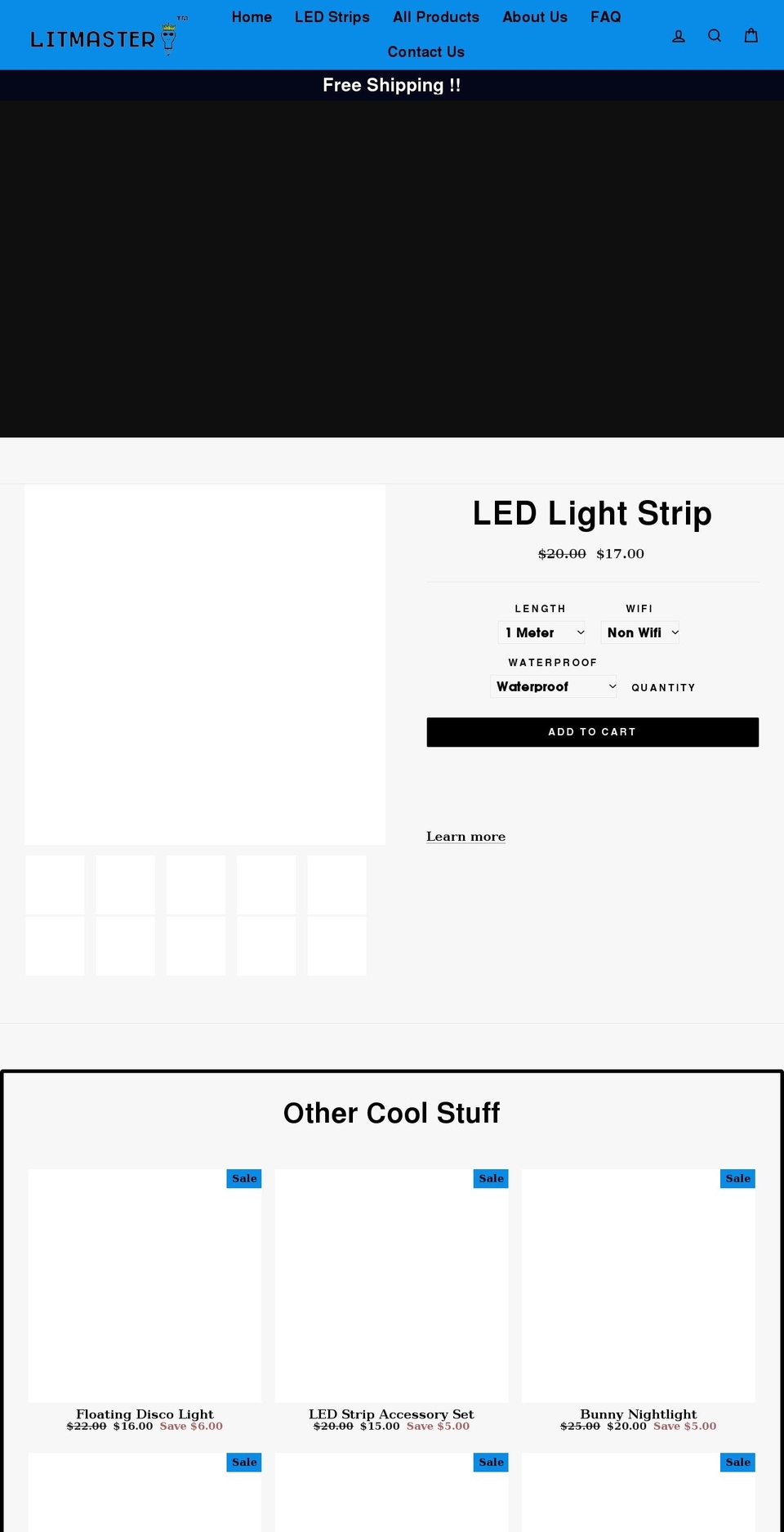 thelitmaster.com shopify website screenshot