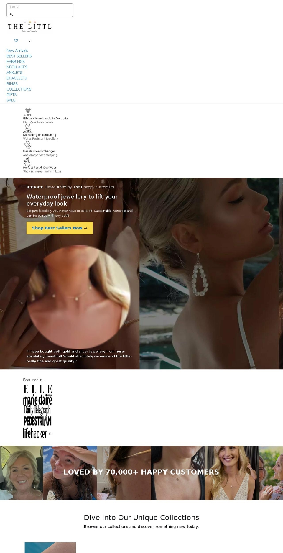 thelittl.com shopify website screenshot