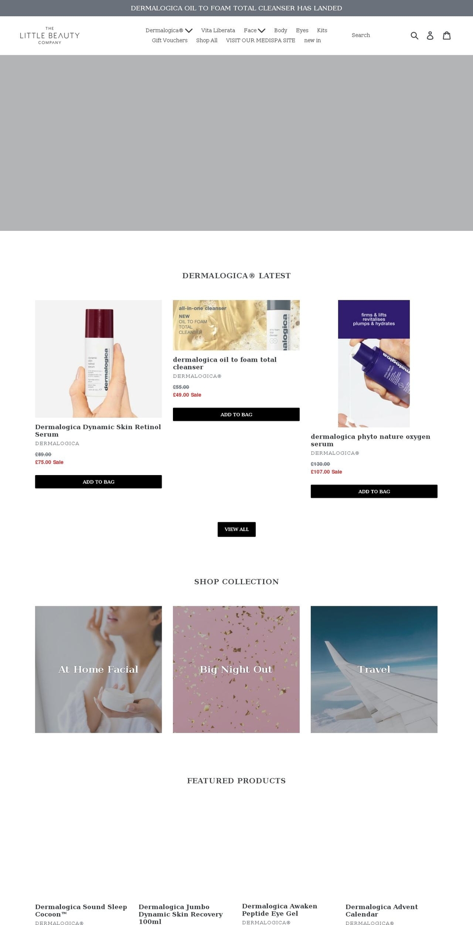 LBC Shopify theme site example thelittlebeautyco.com