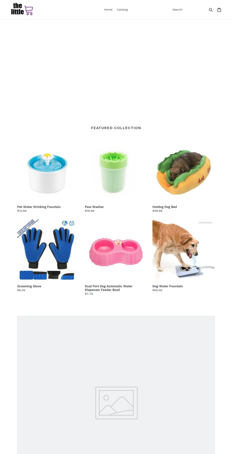 thelittlecart.com — Shopify storefront screenshot